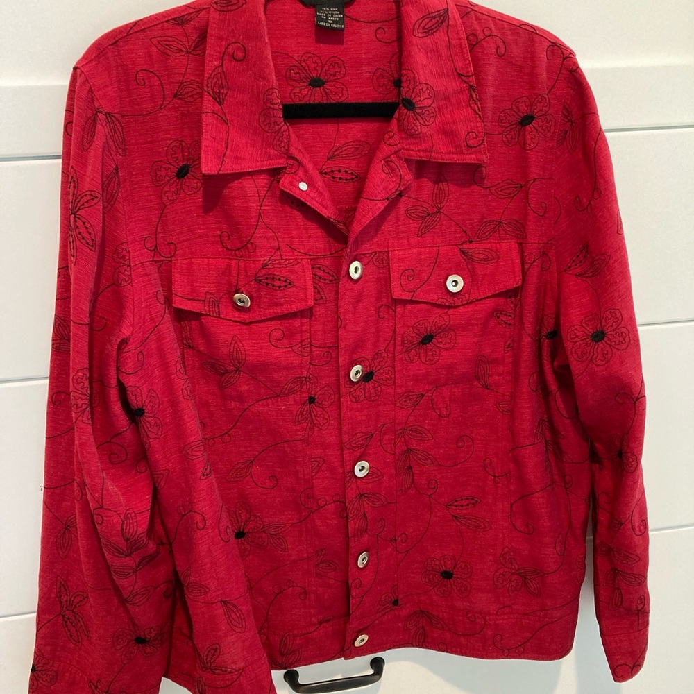 Silkland woman, bomber jacket, size 1X NWOT